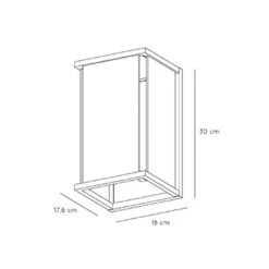 Lucide Claire Half Lantern Outdoor Wall Light - Anthracite 16 Lucide Claire Half Lantern Outdoor Wall Light - Anthracite -Home Lighting Store 41929 DIA