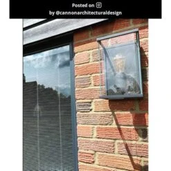 Lucide Claire Half Lantern Outdoor Wall Light With PIR Sensor - Anthracite 23 Lucide Claire Half Lantern Outdoor Wall Light With PIR Sensor - Anthracite -Home Lighting Store 41930 UGC 17928787114589494