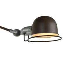 Lucide Honore Long Arm Adjustable Wall Light - Rust Brown -Home Lighting Store 41944 41