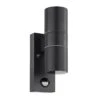 Eglo Riga LED Outdoor Up & Down Wall Light With PIR Sensor - Anthracite