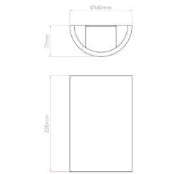 Astro Serifos 220 Plaster Up & Down Wall Light 8 Astro Serifos 220 Plaster Up & Down Wall Light -Home Lighting Store 42685 014