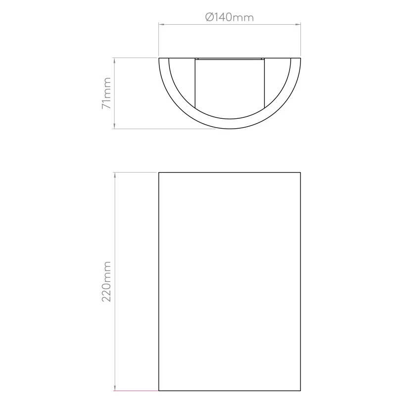 Astro Serifos 220 Plaster Up & Down Wall Light 4 Astro Serifos 220 Plaster Up & Down Wall Light - Image 4