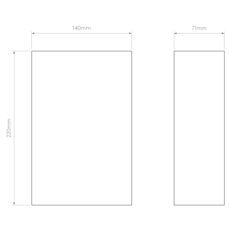 Astro Serifos 220 Plaster Up & Down Wall Light 5 Astro Serifos 220 Plaster Up & Down Wall Light - Image 5