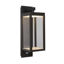 Lucide Clairette LED Outdoor Wall Light With PIR Sensor - Anthracite