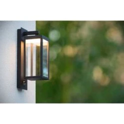 Lucide Clairette LED Outdoor Wall Light With PIR Sensor - Anthracite -Home Lighting Store 43084 33