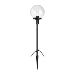 Garden 24V Globe LED Stake Light - Black