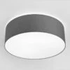 Edit Small Cameron Flush Ceiling Light - Grey