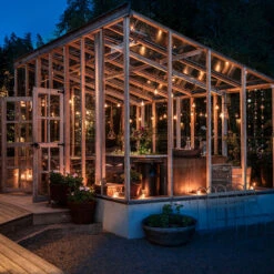 Konstsmide 4.5M Amber LED GLS Hanging Festoon Lights - 10 Lights -Home Lighting Store 43765 13