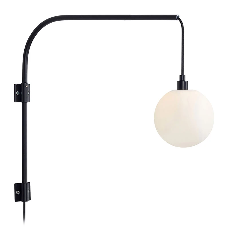 Buddy Wall Light With Plug - Black 1 Buddy Wall Light With Plug - Black