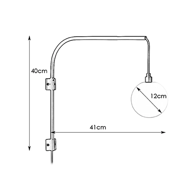 Buddy Wall Light With Plug - Black 3 Buddy Wall Light With Plug - Black - Image 3