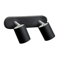 Edit Eye 2 Light Spotlight Plate - Black