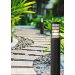 Lucide Solid Outdoor Bollard Light - Dark Anthracite -Home Lighting Store 44560 34