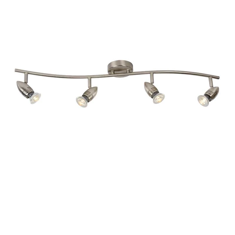 Lucide Caro 4 Light Spotlight Bar - Satin Chrome 1 Lucide Caro 4 Light Spotlight Bar - Satin Chrome