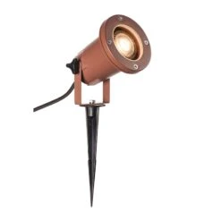 SLV Nautilus Garden Spotlight - Rust Brown