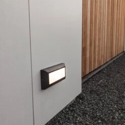 Lutec Helena LED Outdoor Surface Brick Light - Dark Grey -Home Lighting Store 45228 11