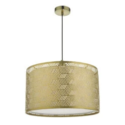 Dar Tino Ceiling Pendant Shade - Matt Gold