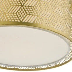 Dar Tino Ceiling Pendant Shade - Matt Gold -Home Lighting Store 45470 004