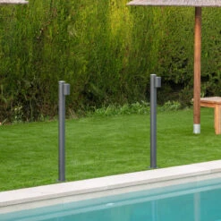 Edit Stone Outdoor Post Light - Anthracite -Home Lighting Store 45597 E11