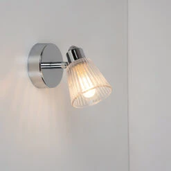 Edit Rain Bathroom Wall Light - Chrome