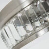 Edit Crystal Flush Ceiling Light - Brushed Nickel