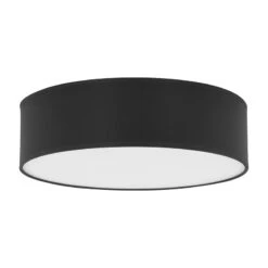 Edit Basic Flush Ceiling Light - Black