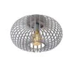 Lucide Manuela Flush Ceiling Light - Grey