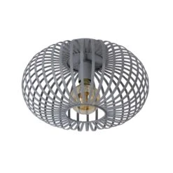 Lucide Manuela Flush Ceiling Light - Grey -Home Lighting Store 45945 32