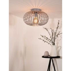 Lucide Manuela Flush Ceiling Light - Grey -Home Lighting Store 45945 33