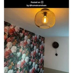 Lucide Mesh Flush Ceiling Light - Satin Brass -Home Lighting Store 45951 UGC 17874270968339411