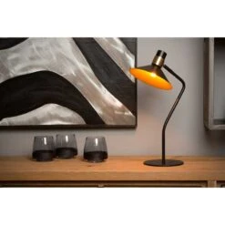 Lucide Pepijn Touch Desk Lamp - Black & Gold -Home Lighting Store 45989 33