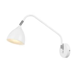 Valencia Wall Light With Plug - White
