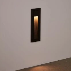 Edit Lane LED Outdoor Recessed Wall Light - Anthracite