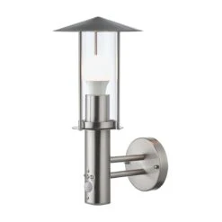 Edit Thurso Outdoor Wall Light With PIR Sensor - Stainless Steel