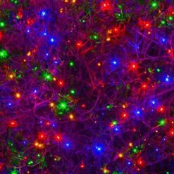 365 Multi Coloured Solar LED Multi Function String Lights - 200 Lights