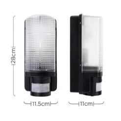 Edit Griffin Outdoor Wall Light With PIR Sensor - Black -Home Lighting Store 46373 05