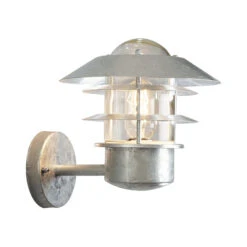 Edit Coastal Stage Outdoor Wall Light - Galvanised Steel -Home Lighting Store 46391 01