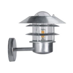 Edit Coastal Stage Outdoor Wall Light - Galvanised Steel -Home Lighting Store 46391 03