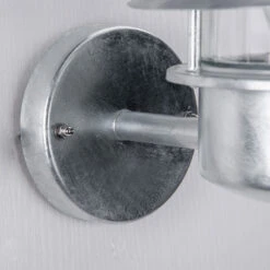 Edit Coastal Stage Outdoor Wall Light - Galvanised Steel -Home Lighting Store 46391 04