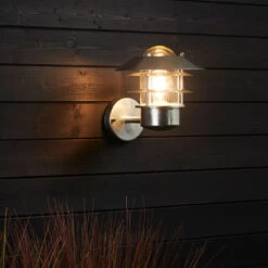 Edit Coastal Stage Outdoor Wall Light - Galvanised Steel