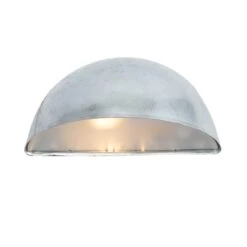 Edit Coastal Arctic Outdoor Wall Washer Light - Galvanised Steel -Home Lighting Store 46393 01