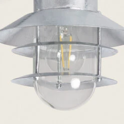 Edit Coastal Stage Outdoor Hanging Wall Light - Galvanised Steel -Home Lighting Store 46394 005