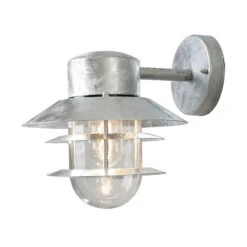 Edit Coastal Stage Outdoor Hanging Wall Light - Galvanised Steel -Home Lighting Store 46394 01