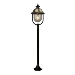 Searchlight Evolve Outdoor Post Light - Black