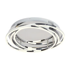 Edit Samuel LED Flush Ceiling Light - Chrome