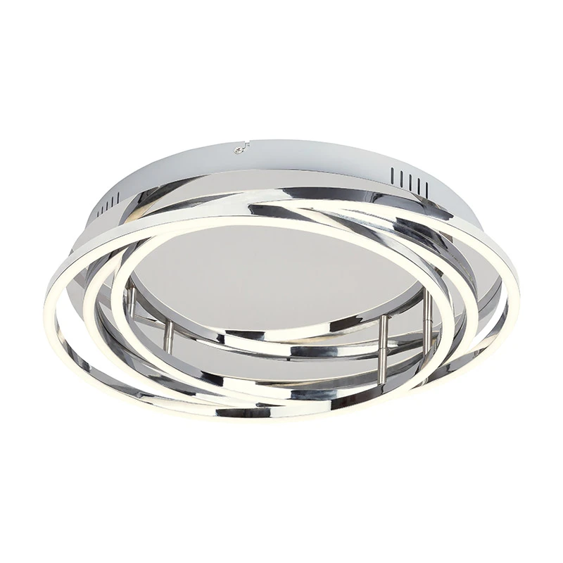 Edit Samuel LED Flush Ceiling Light - Chrome 1 Edit Samuel LED Flush Ceiling Light - Chrome