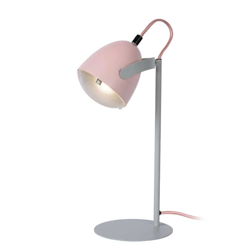 Lucide Dylan Desk Lamp - Pink 1 Lucide Dylan Desk Lamp - Pink
