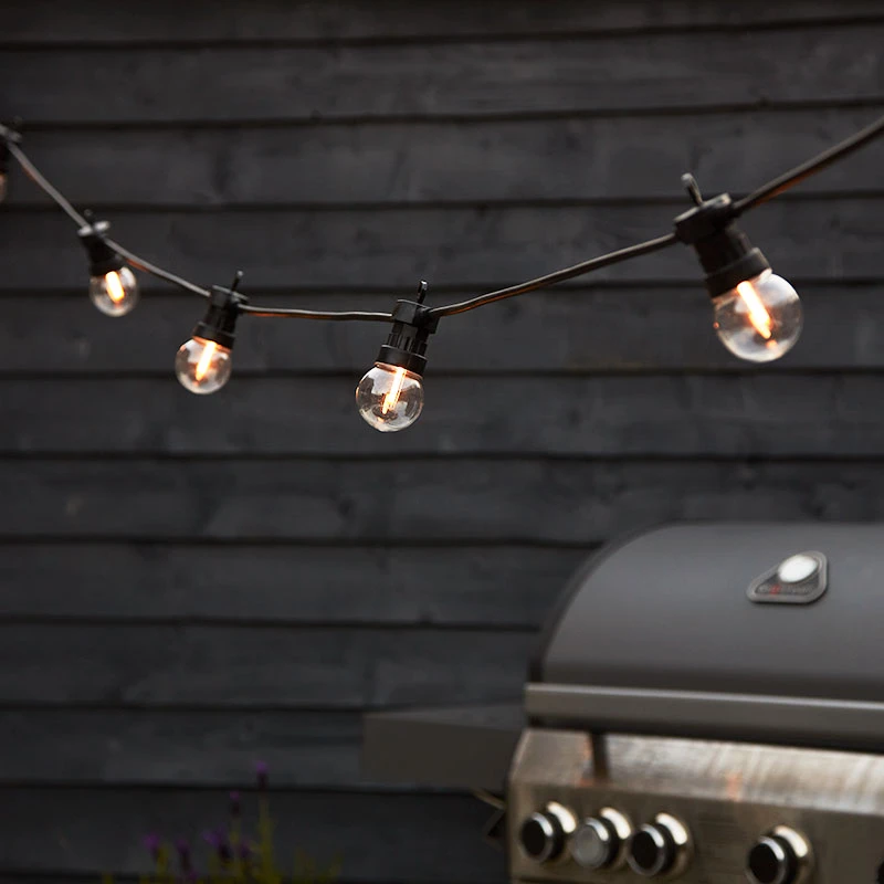 Easyfit 12V Garden Lights - Golf Ball LED Festoon Lights - 10 Lights 2 Easyfit 12V Garden Lights - Golf Ball LED Festoon Lights - 10 Lights - Image 2