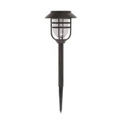 Avant Lantern Solar LED Stake Lights - Black - Set Of 5 -Home Lighting Store 46816 01