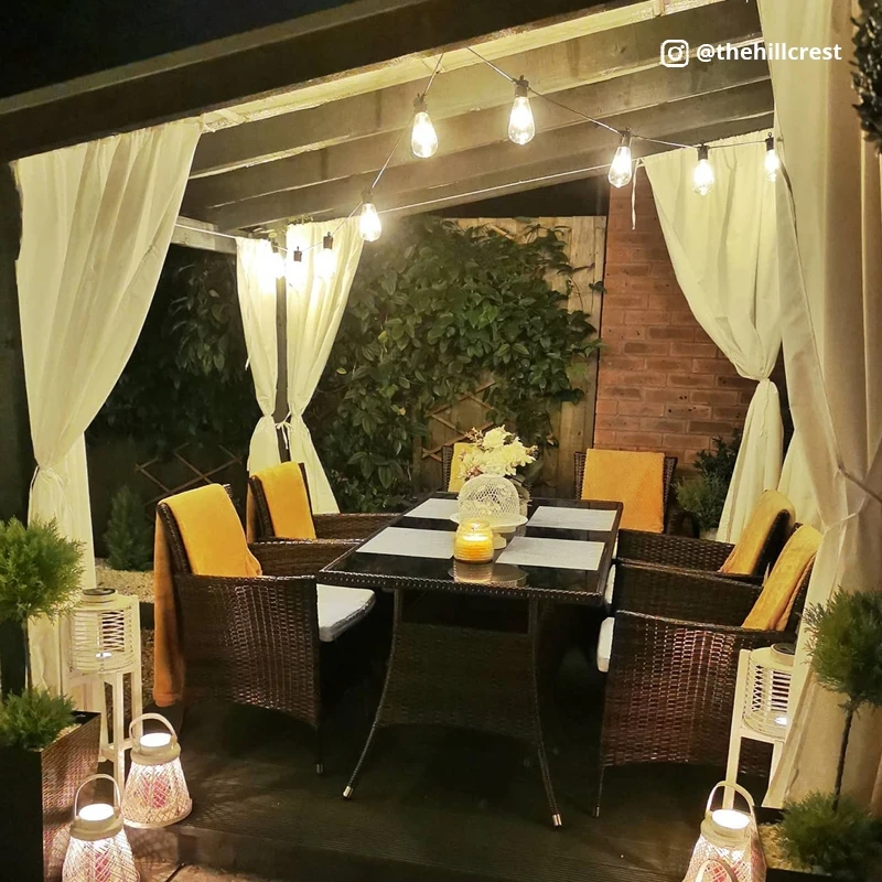 Easyfit 12V Garden Lights - Squirrel Cage LED Festoon Lights - 10 Lights 6 Easyfit 12V Garden Lights - Squirrel Cage LED Festoon Lights - 10 Lights - Image 6