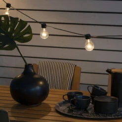 Konstsmide 9.5M Amber LED GLS Festoon Lights - 20 Lights -Home Lighting Store 47112 13